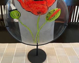 Poppy Art Glass