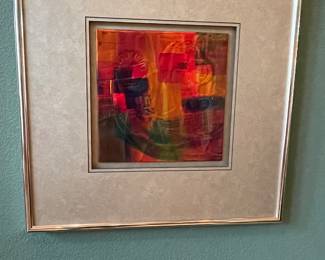 Cleo Teissedre acrylic on copper 