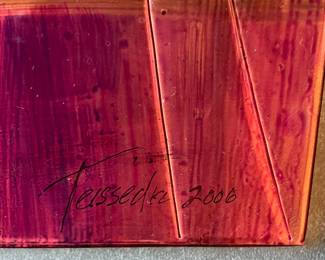 Cleo Teissedre acrylic on copper 