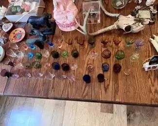 miniature glassware