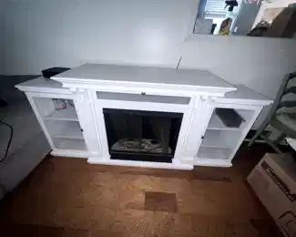 fireplace TV stand,