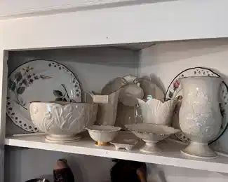 Lennox gold rimmed dishes