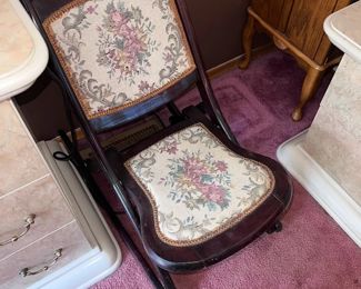 antique rocking chair,