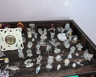 Swarovski crystal figurines,