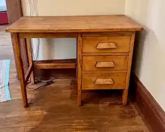 Wooden desk