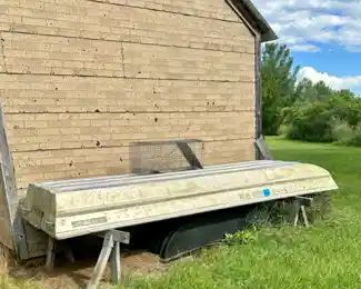 12’ Aluminum Flat Bottom Boat