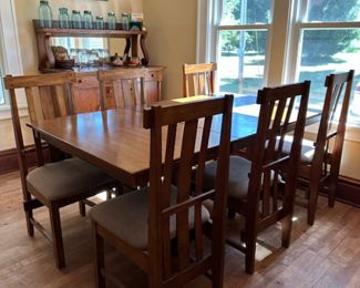 Modern Table & Six Chairs