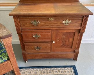 Antique Wash Stand / Cabinet