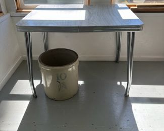 MCM Chrome Legged Table