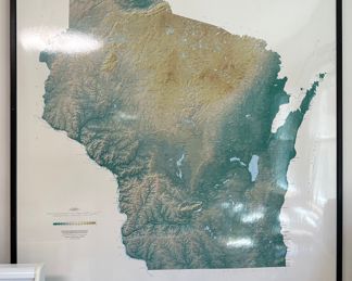 Large Wisconsin Map
