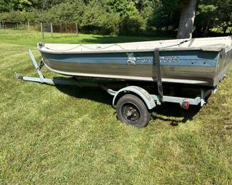Forester Boat on Trailer12’ V