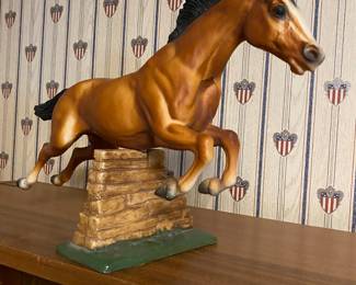 Breyer Traditional Jumping Horse with Stonewall