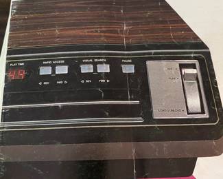 Vintage RCA SelectaVision Video Disc Player with Remote and Video Discs!