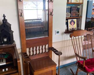 Antique Hall Tree
