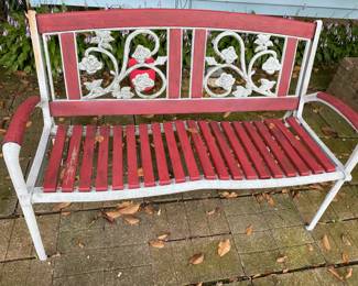 Antique Cast Iron Bench