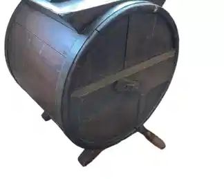 $40 USD Antique Early 20th Century Primitive Hand Crank Butter Churn CD131-15 Description: Antique barrel hand crank butter churn. It has a removable top so it can be used as a side table or not.
Condition: Antique and in good used condition.
Dimensions: 16 x 13 x 19"H
Local pick up Leesburg, VA. Contact us for shipper suggestions. https://goodbyhello.com/products/antique-mill-cd131-15?_pos=13&_sid=f12698c32&_ss=r