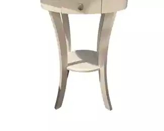 $125 USD White One Drawer w Shelf End Side Table Nightstand TM193-24 Sweet, simple one drawer night stand / end / side table with graceful bowed lets.
Dimensions: 20 x 20x 26"H
Condition: Very good condition
Local pick up Sterling, VA. Contact us for shipper suggestions. https://goodbyhello.com/products/white-one-drawer-w-shelf-end-side-table-nightstand-tm193-24?_pos=19&_sid=6bfff0fb0&_ss=r