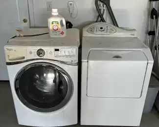 Whirlpool washer. Maytag Dryer.