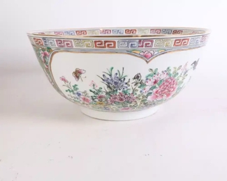Lot 6240 Large Asian Porcelain Bowl