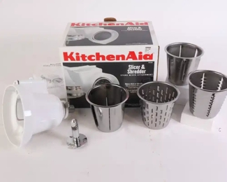 Lot 6215 Kitchen Aid Stand Mixer Attachment  Slicer  Shredder