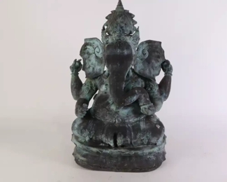 Lot 6126 Ganesh Garden Outdoor Statuary  Metal