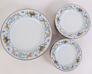 Lot 6011 Lot 12pcs Haviland Limoges Renaissance  Plates