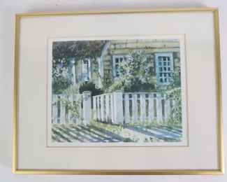 Lot 6000 Spring Shadows Cottage  signed and numbered