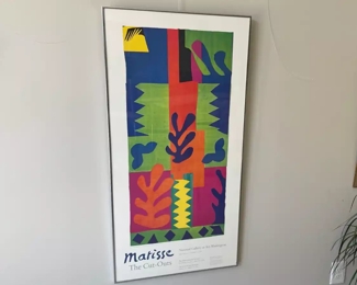 Lot 5767 Matisse  The Cut Outs  1970s Exhibit Poster  NGA