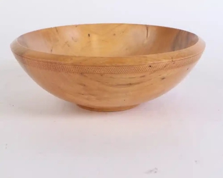 Lot 5757 Wood Turned Bowl