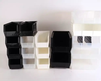 Lot 4803 Lot of 18 Assorted AkroBins  Storage Organizer