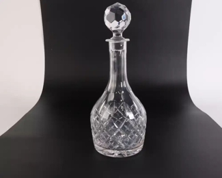 Lot 4132 Decanter  Pressed Glass