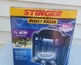 Stinger 1/2 Acre Flat Panel Insect Zapper FP15-CR, Black