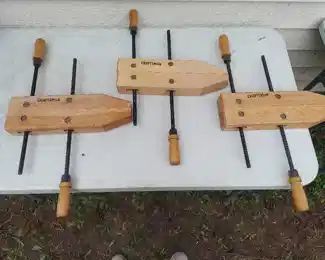 (3) Craftsman wood clamps