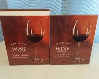 Charter club wine glasses - 2 sets of 4