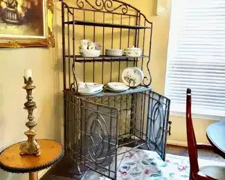 Baker's Rack W/Wine Storage