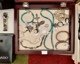 Turquoise, Sterling, J. Avery