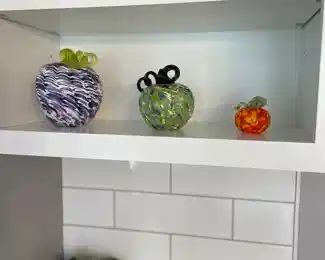 Blown Glass Pumpkin Art Glass