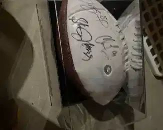 Signed St. Louis Rams Football 