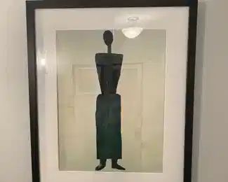 Suprematist Female Figure, 1928-32 Framed Print and Matted Wall Art by Kasimir Malevich