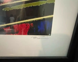 Signed and Dated St. Louis Cardinals "Redbird" 2015 Framed Print 