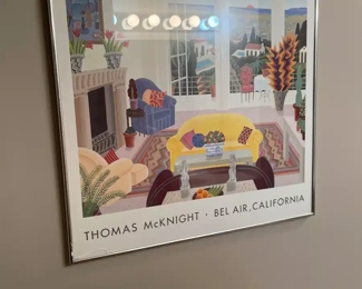 Thomas McKnight Bel Air California Framed Print
