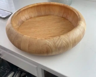 Vintage Large Wooden Bowl