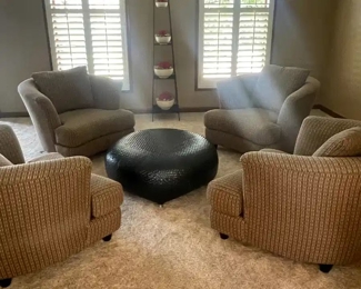 Carter Upholstered Accent Chairs - Set of 4 - 