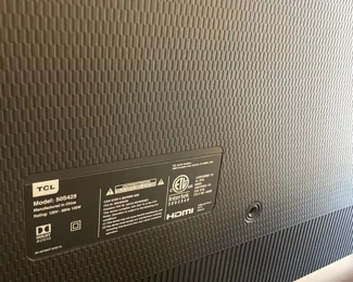 TCL UHD Smart Roku LED TV - Model  TCL Model: 50S425 HDMI - Size 50"