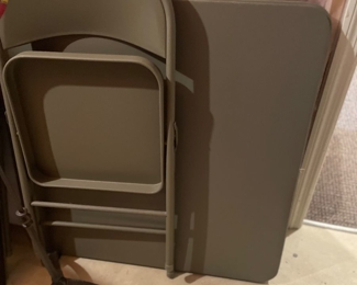Folding Card Table and Chairs