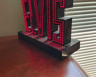 Elvis Presley'68 Comeback Light Up Sign - Plug In