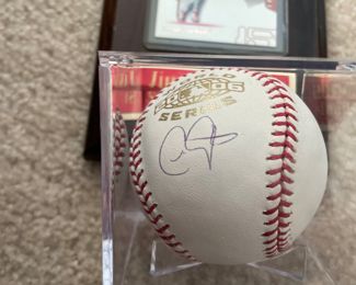 Chris Carpenter  Autographed Official Major League Baseball St. Louis Cardinals 
