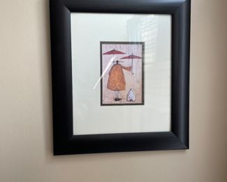 Same Toft  Framed Drawing Print