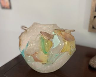 Handblown Glass Vase 