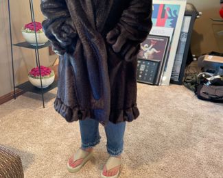 Faux Fur Jones of New York Woman's Coat